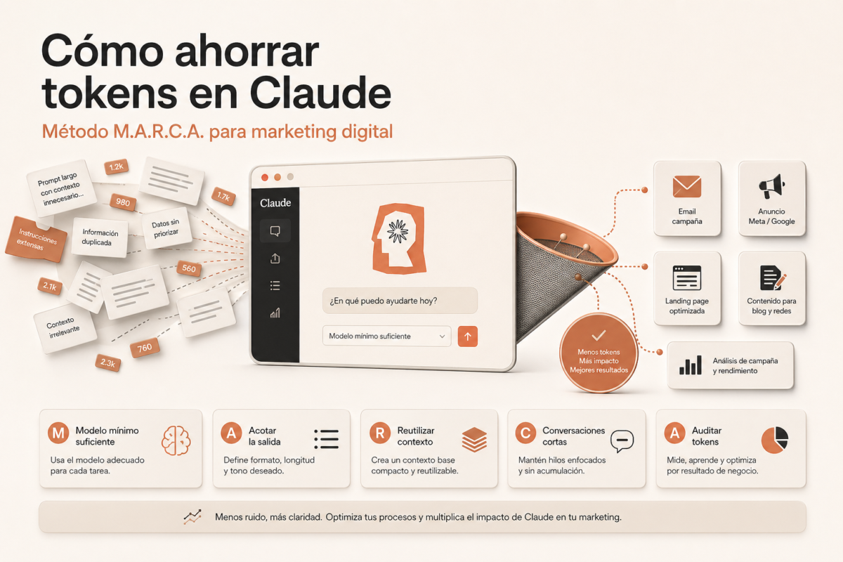 Cómo ahorrar tokens en Claude si trabajas en marketing digital