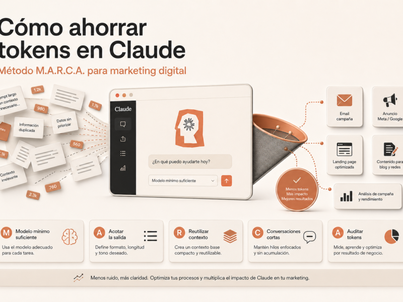 Cómo ahorrar tokens en Claude si trabajas en marketing digital